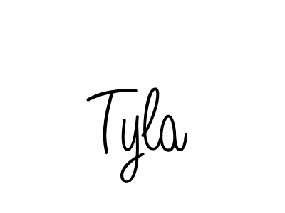 How to Draw Tyla signature style? Angelique-Rose-font-FFP is a latest design signature styles for name Tyla. Tyla signature style 5 images and pictures png