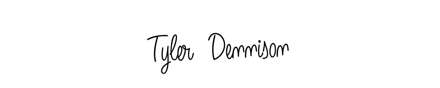 It looks lik you need a new signature style for name Tyler  Dennison. Design unique handwritten (Angelique-Rose-font-FFP) signature with our free signature maker in just a few clicks. Tyler  Dennison signature style 5 images and pictures png