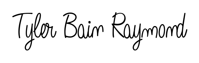 Upgrade your professional image with Tyler Bain Raymond signature created with Angelique-Rose-font-FFP font. Fast, free, and watermark-free download. Tyler Bain Raymond signature style 5 images and pictures png