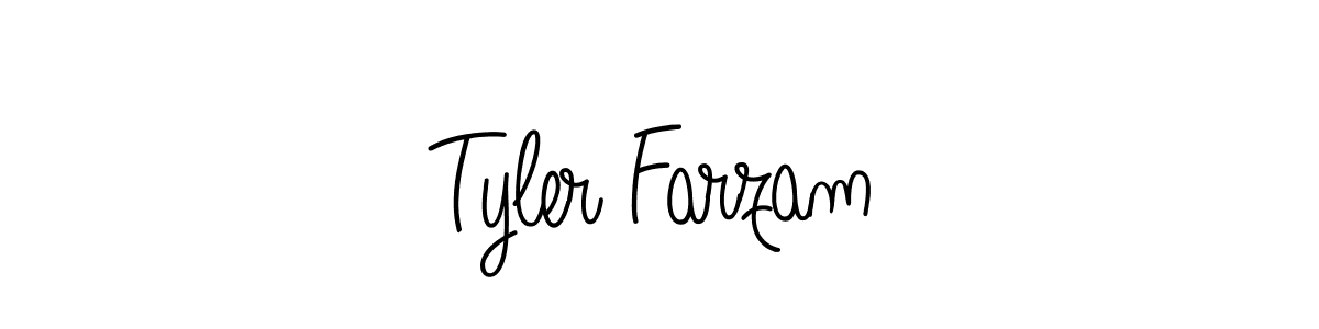 Make a short Tyler Farzam signature style. Manage your documents anywhere anytime using Angelique-Rose-font-FFP. Create and add eSignatures, submit forms, share and send files easily. Tyler Farzam signature style 5 images and pictures png