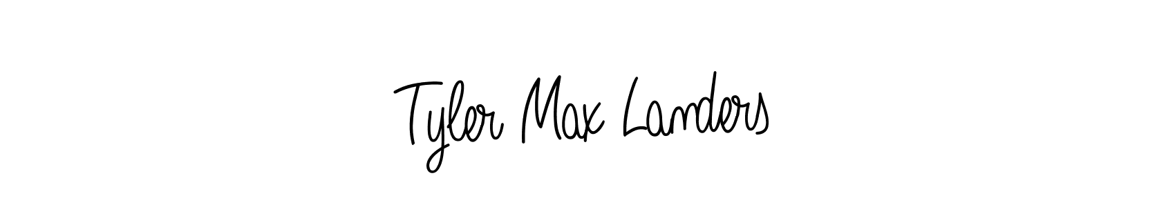 Once you've used our free online signature maker to create your best signature Angelique-Rose-font-FFP style, it's time to enjoy all of the benefits that Tyler Max Landers name signing documents. Tyler Max Landers signature style 5 images and pictures png