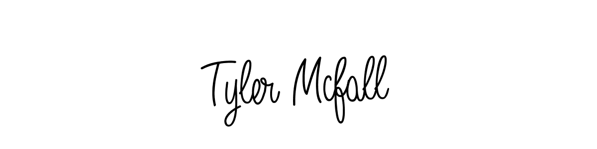 How to make Tyler Mcfall signature? Angelique-Rose-font-FFP is a professional autograph style. Create handwritten signature for Tyler Mcfall name. Tyler Mcfall signature style 5 images and pictures png