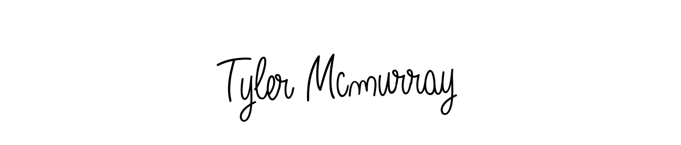 Tyler Mcmurray stylish signature style. Best Handwritten Sign (Angelique-Rose-font-FFP) for my name. Handwritten Signature Collection Ideas for my name Tyler Mcmurray. Tyler Mcmurray signature style 5 images and pictures png