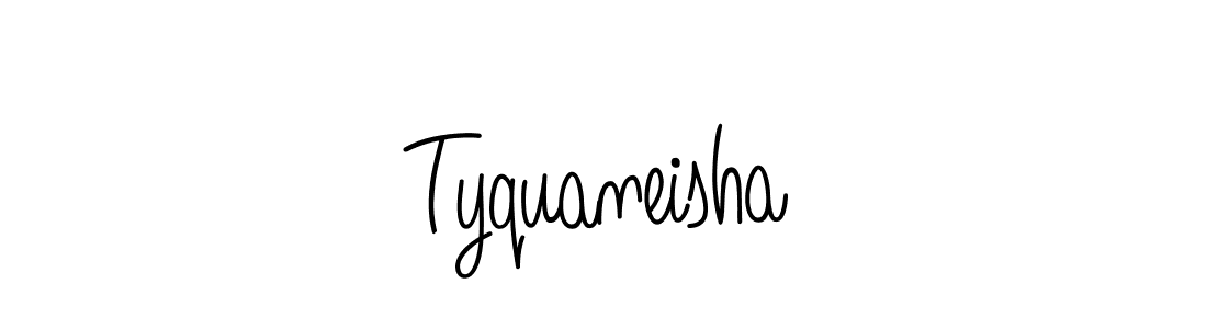 How to Draw Tyquaneisha signature style? Angelique-Rose-font-FFP is a latest design signature styles for name Tyquaneisha. Tyquaneisha signature style 5 images and pictures png