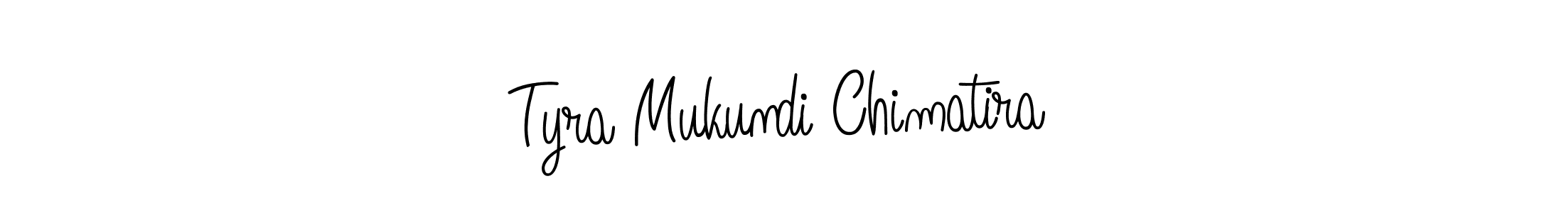 if you are searching for the best signature style for your name Tyra Mukundi Chimatira. so please give up your signature search. here we have designed multiple signature styles  using Angelique-Rose-font-FFP. Tyra Mukundi Chimatira signature style 5 images and pictures png