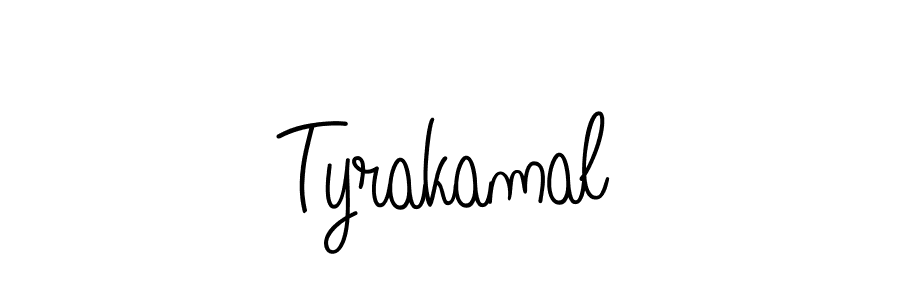 Make a beautiful signature design for name Tyrakamal. Use this online signature maker to create a handwritten signature for free. Tyrakamal signature style 5 images and pictures png