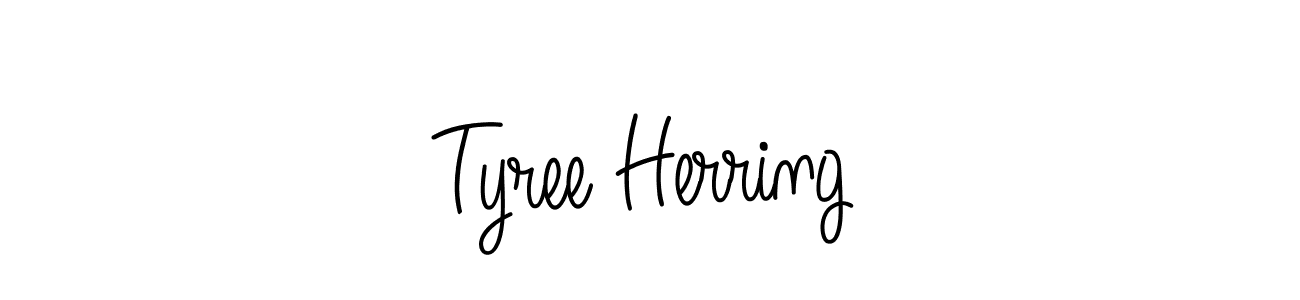 Make a beautiful signature design for name Tyree Herring. Use this online signature maker to create a handwritten signature for free. Tyree Herring signature style 5 images and pictures png