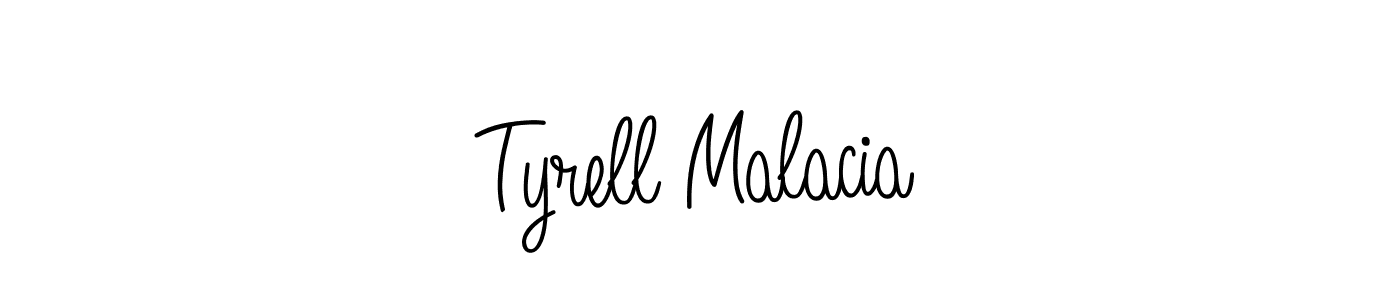 The best way (Angelique-Rose-font-FFP) to make a short signature is to pick only two or three words in your name. The name Tyrell Malacia include a total of six letters. For converting this name. Tyrell Malacia signature style 5 images and pictures png