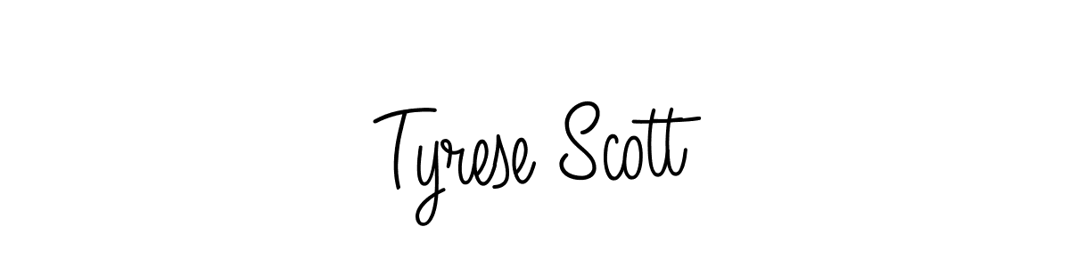 Best and Professional Signature Style for Tyrese Scott. Angelique-Rose-font-FFP Best Signature Style Collection. Tyrese Scott signature style 5 images and pictures png