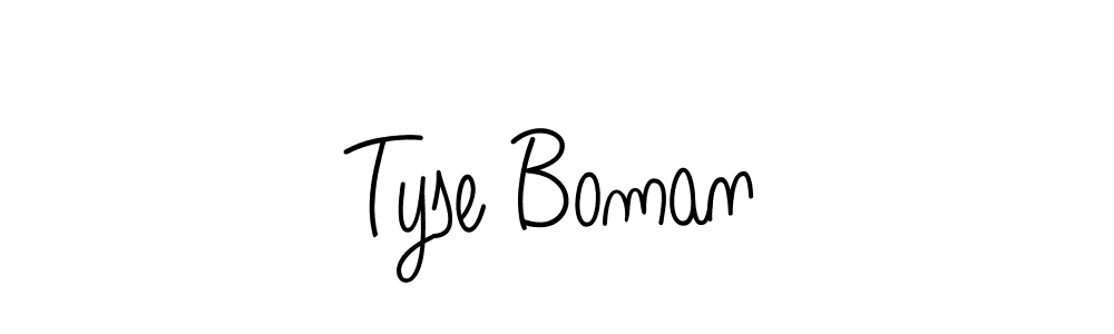 It looks lik you need a new signature style for name Tyse Boman. Design unique handwritten (Angelique-Rose-font-FFP) signature with our free signature maker in just a few clicks. Tyse Boman signature style 5 images and pictures png