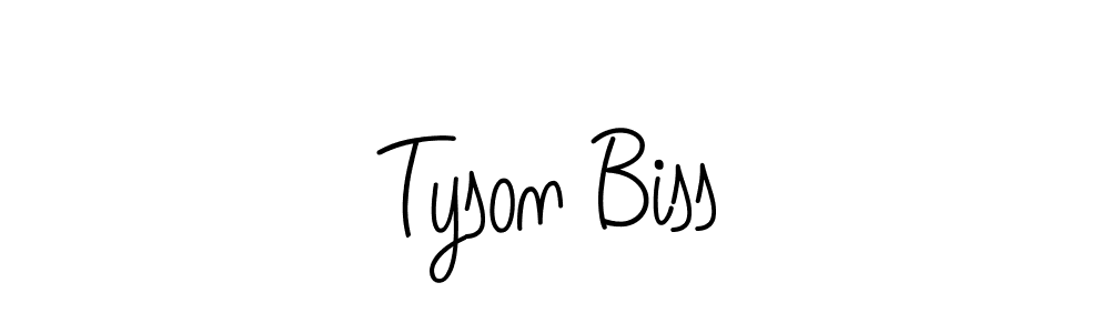 Tyson Biss stylish signature style. Best Handwritten Sign (Angelique-Rose-font-FFP) for my name. Handwritten Signature Collection Ideas for my name Tyson Biss. Tyson Biss signature style 5 images and pictures png