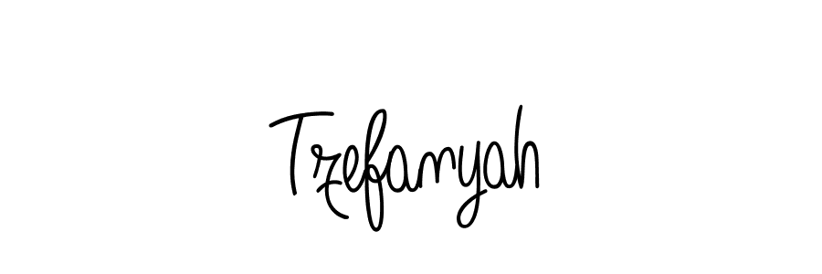 You should practise on your own different ways (Angelique-Rose-font-FFP) to write your name (Tzefanyah) in signature. don't let someone else do it for you. Tzefanyah signature style 5 images and pictures png