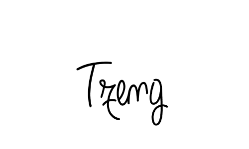 Tzeng stylish signature style. Best Handwritten Sign (Angelique-Rose-font-FFP) for my name. Handwritten Signature Collection Ideas for my name Tzeng. Tzeng signature style 5 images and pictures png