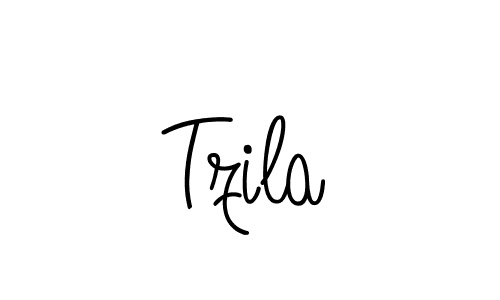 Also we have Tzila name is the best signature style. Create professional handwritten signature collection using Angelique-Rose-font-FFP autograph style. Tzila signature style 5 images and pictures png