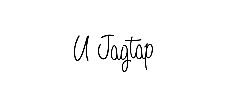 It looks lik you need a new signature style for name U Jagtap. Design unique handwritten (Angelique-Rose-font-FFP) signature with our free signature maker in just a few clicks. U Jagtap signature style 5 images and pictures png