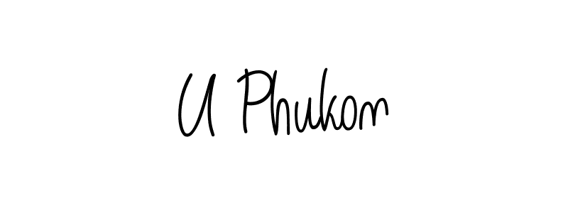 This is the best signature style for the U Phukon name. Also you like these signature font (Angelique-Rose-font-FFP). Mix name signature. U Phukon signature style 5 images and pictures png