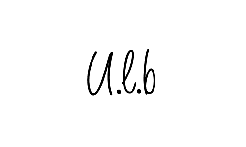 It looks lik you need a new signature style for name U.l.b. Design unique handwritten (Angelique-Rose-font-FFP) signature with our free signature maker in just a few clicks. U.l.b signature style 5 images and pictures png