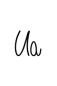 Also You can easily find your signature by using the search form. We will create Ua name handwritten signature images for you free of cost using Angelique-Rose-font-FFP sign style. Ua signature style 5 images and pictures png