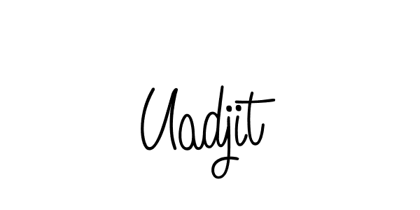 Design your own signature with our free online signature maker. With this signature software, you can create a handwritten (Angelique-Rose-font-FFP) signature for name Uadjit. Uadjit signature style 5 images and pictures png