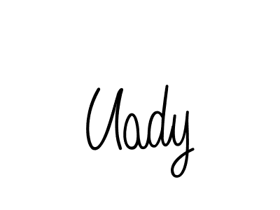 Make a beautiful signature design for name Uady. Use this online signature maker to create a handwritten signature for free. Uady signature style 5 images and pictures png