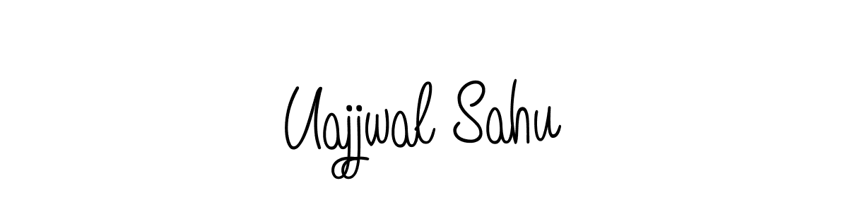 This is the best signature style for the Uajjwal Sahu name. Also you like these signature font (Angelique-Rose-font-FFP). Mix name signature. Uajjwal Sahu signature style 5 images and pictures png