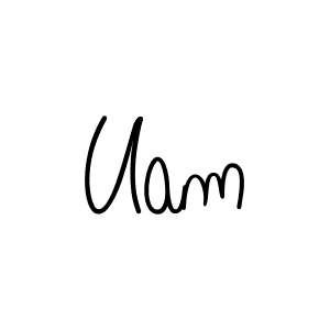 Make a beautiful signature design for name Uam. Use this online signature maker to create a handwritten signature for free. Uam signature style 5 images and pictures png