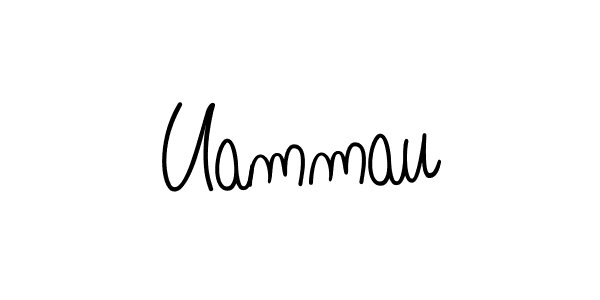 How to Draw Uammau signature style? Angelique-Rose-font-FFP is a latest design signature styles for name Uammau. Uammau signature style 5 images and pictures png