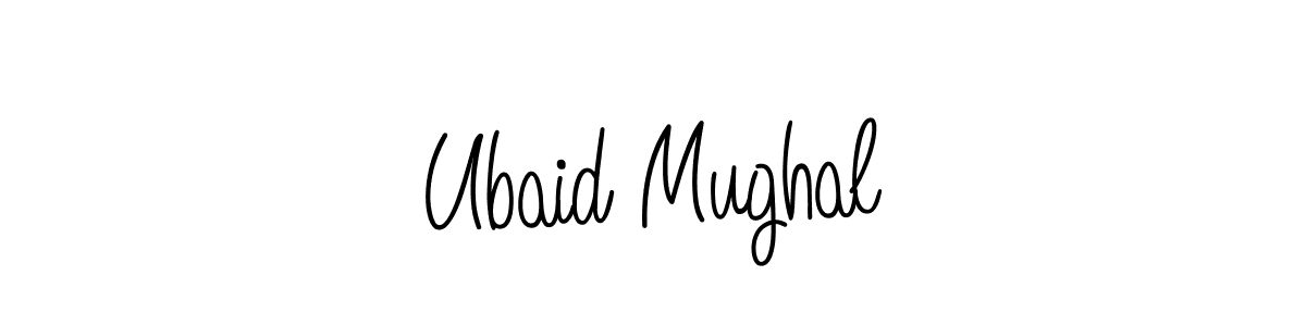 Design your own signature with our free online signature maker. With this signature software, you can create a handwritten (Angelique-Rose-font-FFP) signature for name Ubaid Mughal. Ubaid Mughal signature style 5 images and pictures png
