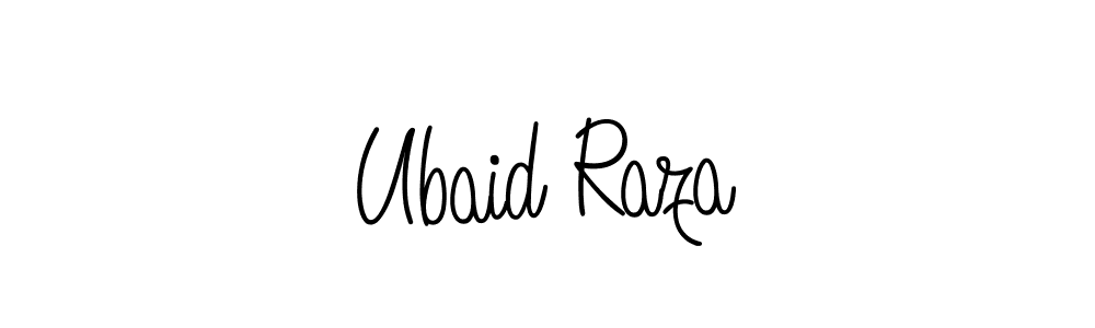 Angelique-Rose-font-FFP is a professional signature style that is perfect for those who want to add a touch of class to their signature. It is also a great choice for those who want to make their signature more unique. Get Ubaid Raza name to fancy signature for free. Ubaid Raza signature style 5 images and pictures png