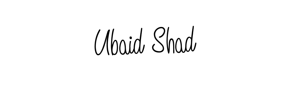 Once you've used our free online signature maker to create your best signature Angelique-Rose-font-FFP style, it's time to enjoy all of the benefits that Ubaid Shad name signing documents. Ubaid Shad signature style 5 images and pictures png