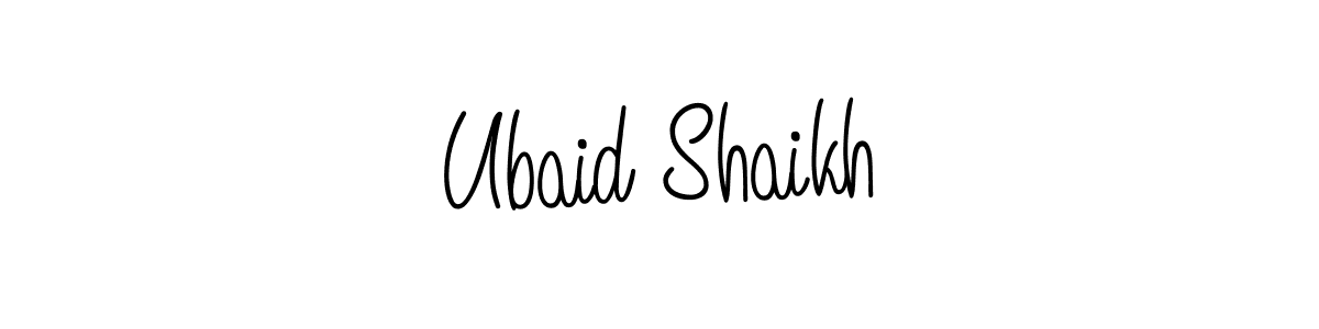 Once you've used our free online signature maker to create your best signature Angelique-Rose-font-FFP style, it's time to enjoy all of the benefits that Ubaid Shaikh name signing documents. Ubaid Shaikh signature style 5 images and pictures png