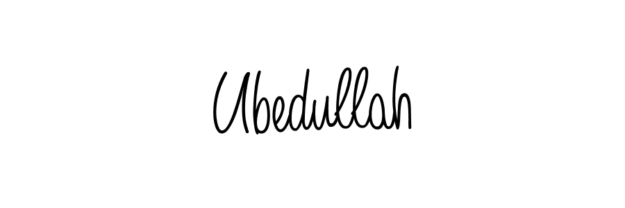 Design your own signature with our free online signature maker. With this signature software, you can create a handwritten (Angelique-Rose-font-FFP) signature for name Ubedullah. Ubedullah signature style 5 images and pictures png