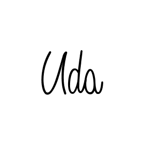 Also we have Uda name is the best signature style. Create professional handwritten signature collection using Angelique-Rose-font-FFP autograph style. Uda signature style 5 images and pictures png