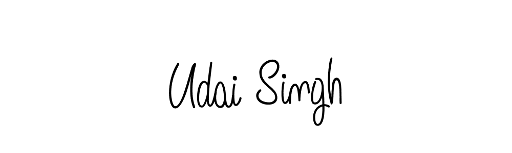 Create a beautiful signature design for name Udai Singh. With this signature (Angelique-Rose-font-FFP) fonts, you can make a handwritten signature for free. Udai Singh signature style 5 images and pictures png
