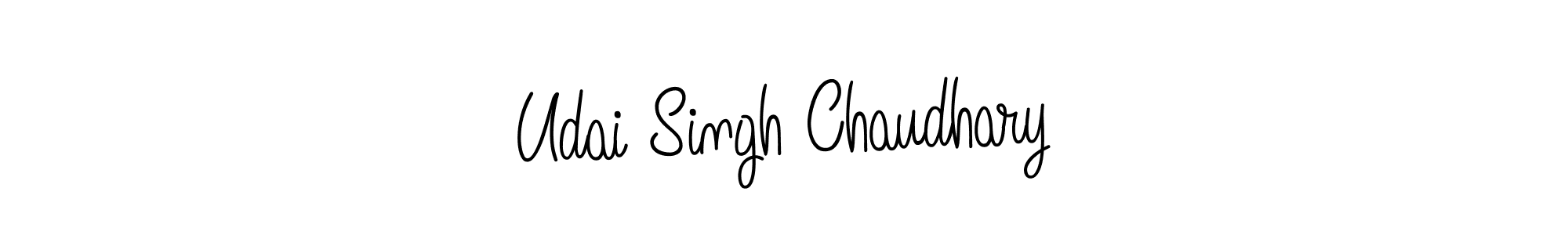 Use a signature maker to create a handwritten signature online. With this signature software, you can design (Angelique-Rose-font-FFP) your own signature for name Udai Singh Chaudhary. Udai Singh Chaudhary signature style 5 images and pictures png