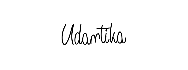 How to Draw Udantika signature style? Angelique-Rose-font-FFP is a latest design signature styles for name Udantika. Udantika signature style 5 images and pictures png