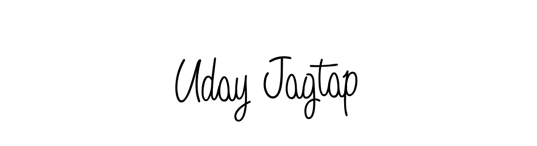 How to make Uday Jagtap name signature. Use Angelique-Rose-font-FFP style for creating short signs online. This is the latest handwritten sign. Uday Jagtap signature style 5 images and pictures png