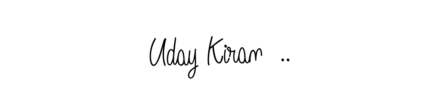 Make a beautiful signature design for name Uday Kiran  ... Use this online signature maker to create a handwritten signature for free. Uday Kiran  .. signature style 5 images and pictures png