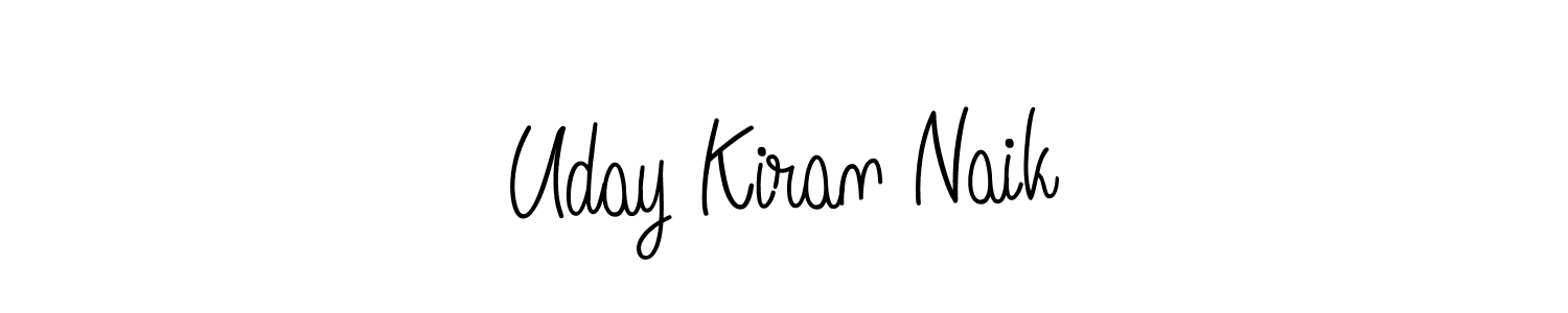 Also we have Uday Kiran Naik name is the best signature style. Create professional handwritten signature collection using Angelique-Rose-font-FFP autograph style. Uday Kiran Naik signature style 5 images and pictures png