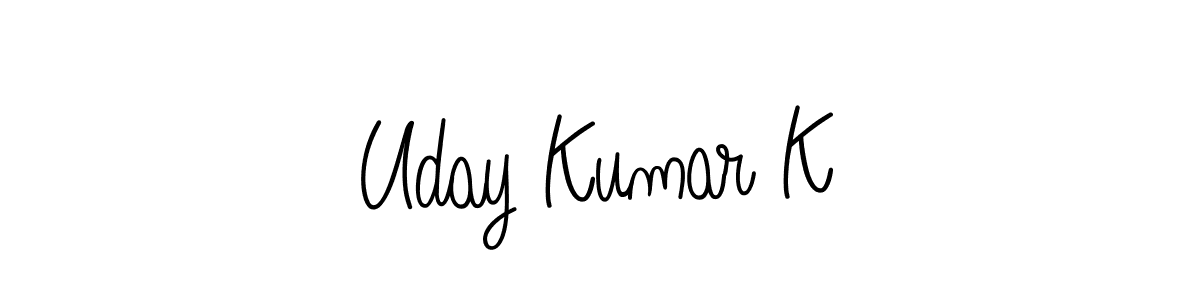Best and Professional Signature Style for Uday Kumar K. Angelique-Rose-font-FFP Best Signature Style Collection. Uday Kumar K signature style 5 images and pictures png