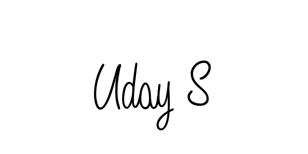 Make a beautiful signature design for name Uday S. Use this online signature maker to create a handwritten signature for free. Uday S signature style 5 images and pictures png