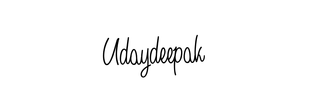 Make a short Udaydeepak signature style. Manage your documents anywhere anytime using Angelique-Rose-font-FFP. Create and add eSignatures, submit forms, share and send files easily. Udaydeepak signature style 5 images and pictures png