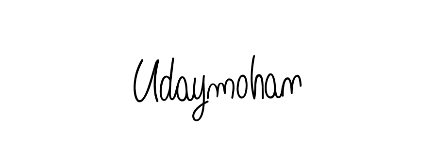 Angelique-Rose-font-FFP is a professional signature style that is perfect for those who want to add a touch of class to their signature. It is also a great choice for those who want to make their signature more unique. Get Udaymohan name to fancy signature for free. Udaymohan signature style 5 images and pictures png