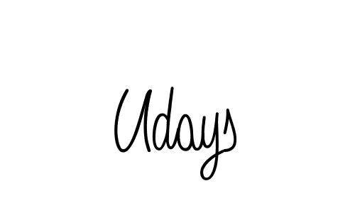 Make a beautiful signature design for name Udays. Use this online signature maker to create a handwritten signature for free. Udays signature style 5 images and pictures png