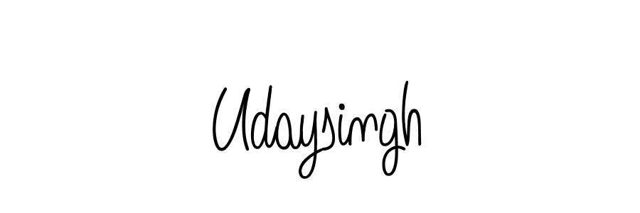 Also we have Udaysingh name is the best signature style. Create professional handwritten signature collection using Angelique-Rose-font-FFP autograph style. Udaysingh signature style 5 images and pictures png