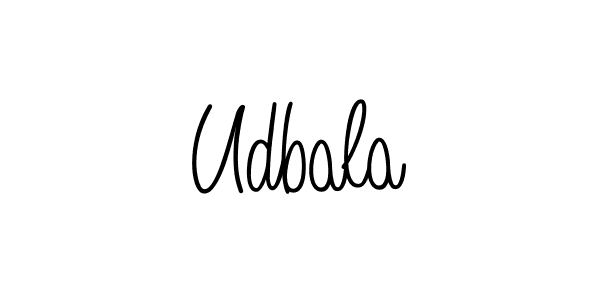 Design your own signature with our free online signature maker. With this signature software, you can create a handwritten (Angelique-Rose-font-FFP) signature for name Udbala. Udbala signature style 5 images and pictures png