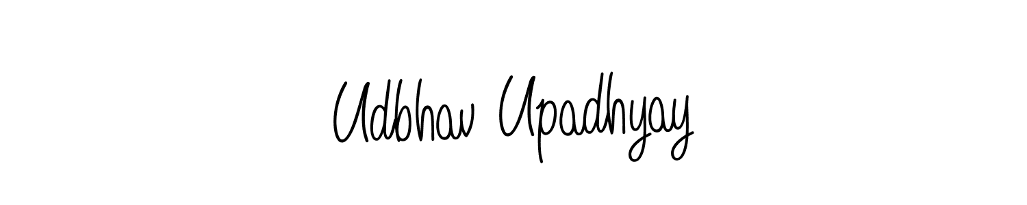 How to Draw Udbhav Upadhyay signature style? Angelique-Rose-font-FFP is a latest design signature styles for name Udbhav Upadhyay. Udbhav Upadhyay signature style 5 images and pictures png