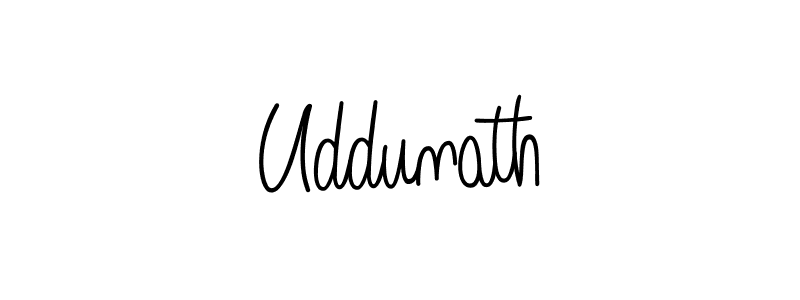 How to Draw Uddunath signature style? Angelique-Rose-font-FFP is a latest design signature styles for name Uddunath. Uddunath signature style 5 images and pictures png