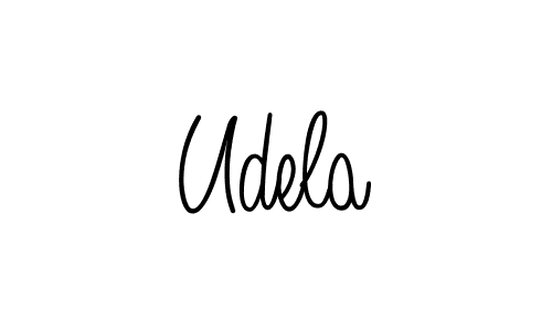 Also You can easily find your signature by using the search form. We will create Udela name handwritten signature images for you free of cost using Angelique-Rose-font-FFP sign style. Udela signature style 5 images and pictures png