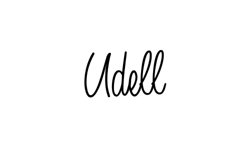 Make a beautiful signature design for name Udell. Use this online signature maker to create a handwritten signature for free. Udell signature style 5 images and pictures png
